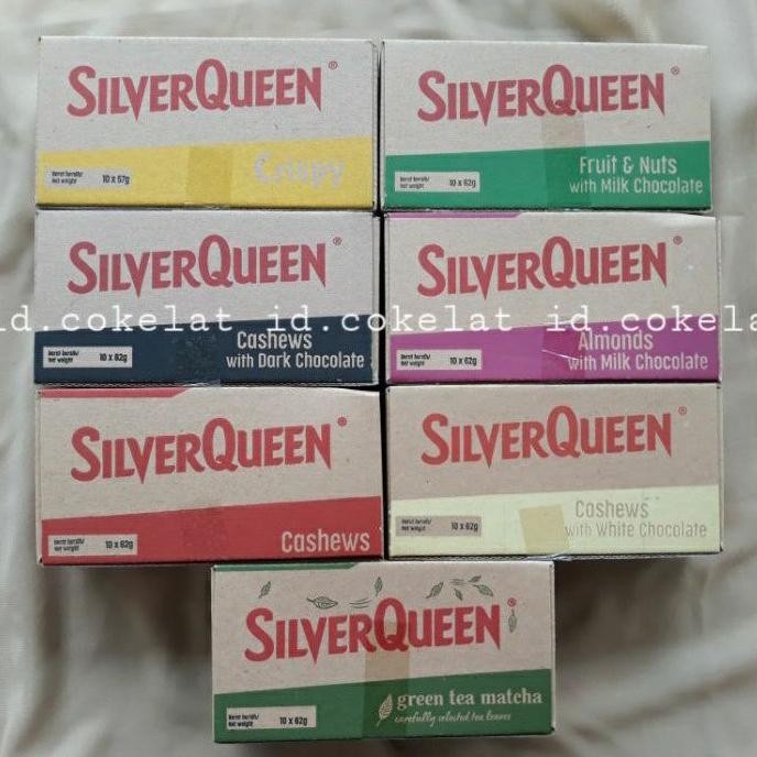 

COKLAT SILVERQUEEN BESAR 55GR ISI 10 - 1 BOX
