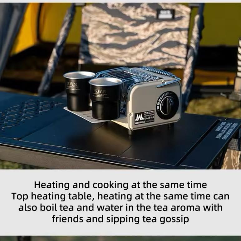 WELLHIKE MINIMALISM Portable Warmer Heating Cassette Stove Outdoor Kompor Penghangat Luar Ruangan Ca
