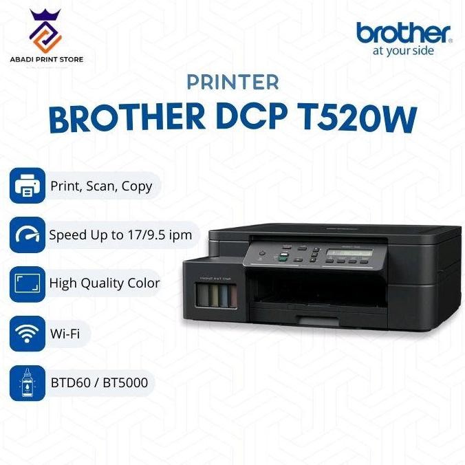 Printer Brother Dcp T520W / T520-W / T 520 W New Stok