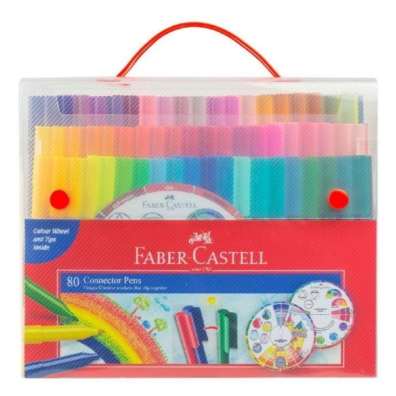 

Connector Pen 80 Faber Castell / Spidol warna 80 warna faber castell