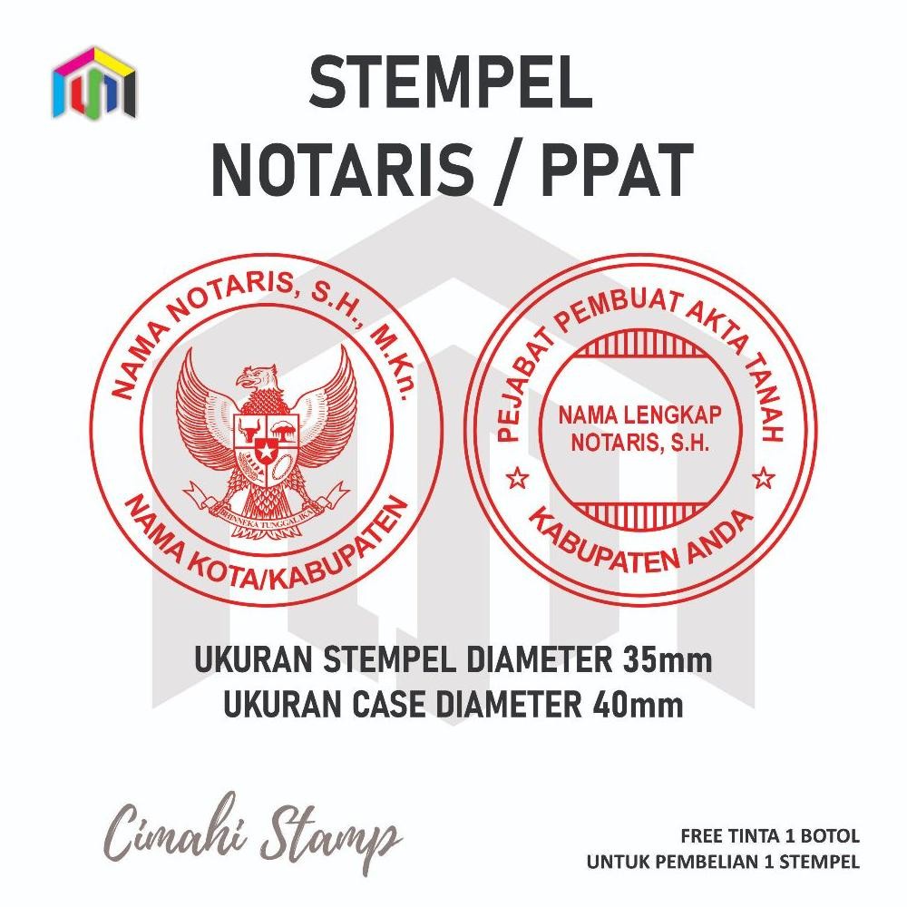 

STEMPEL NOTARIS / PPAT