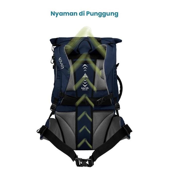Promo Torch Tas Ransel - Travel Backpack Anti Air Fujisawa
