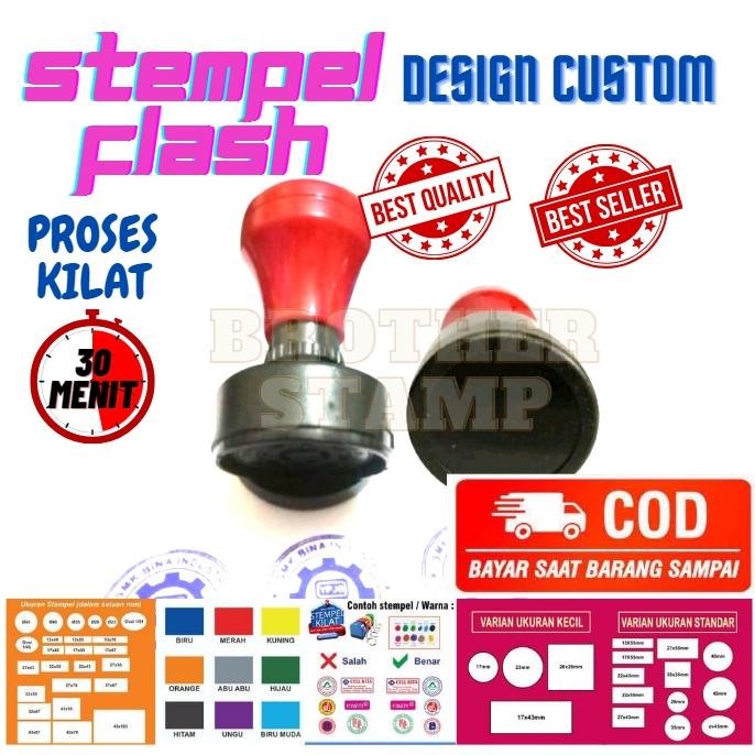 

STEMPEL CUSTOM / D-35 MM / OTOMATIS TINTA / BISA 2 WARNA