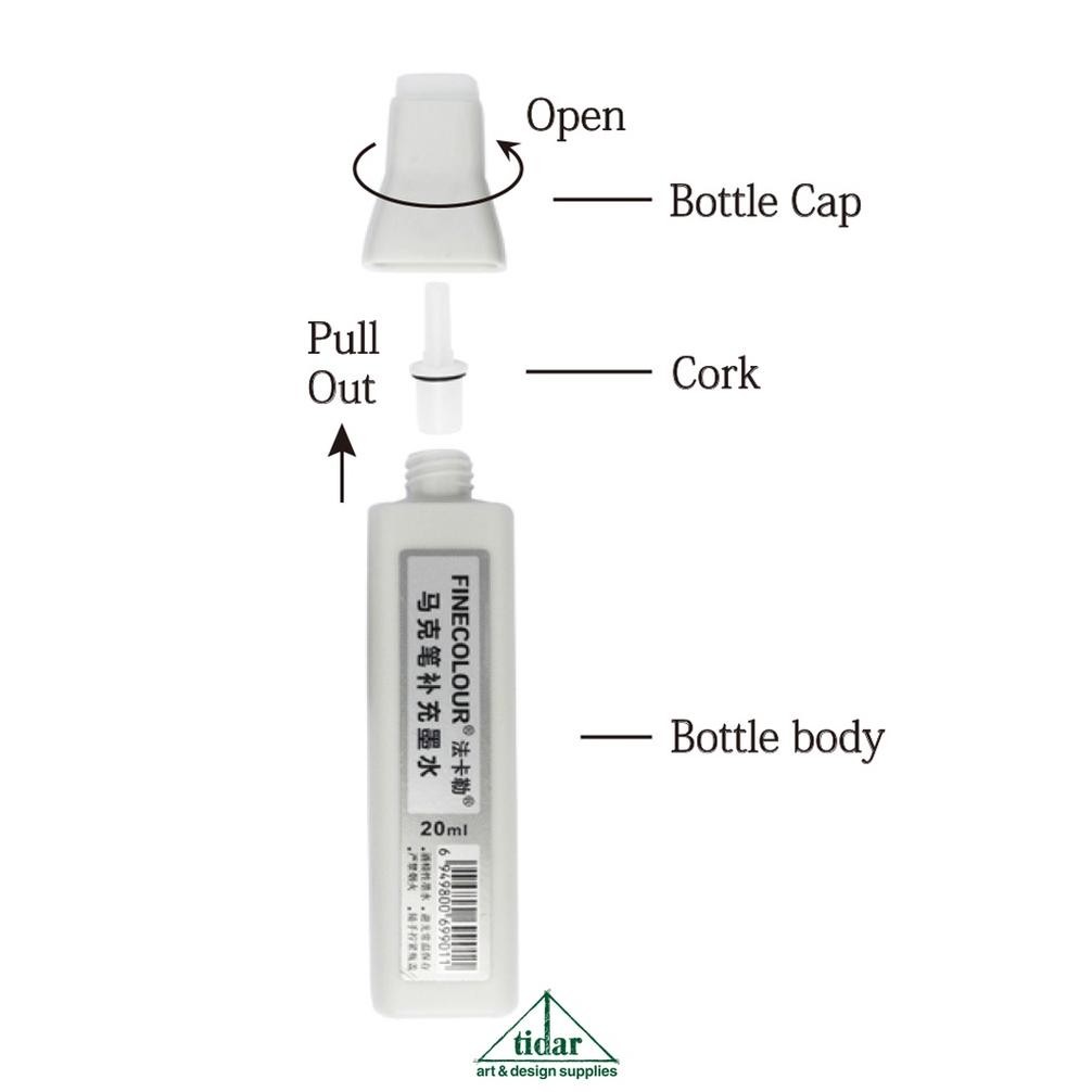 

Refil Finecolor Sketch - Finecolour Brush Marker / Tinta Isi Ulang