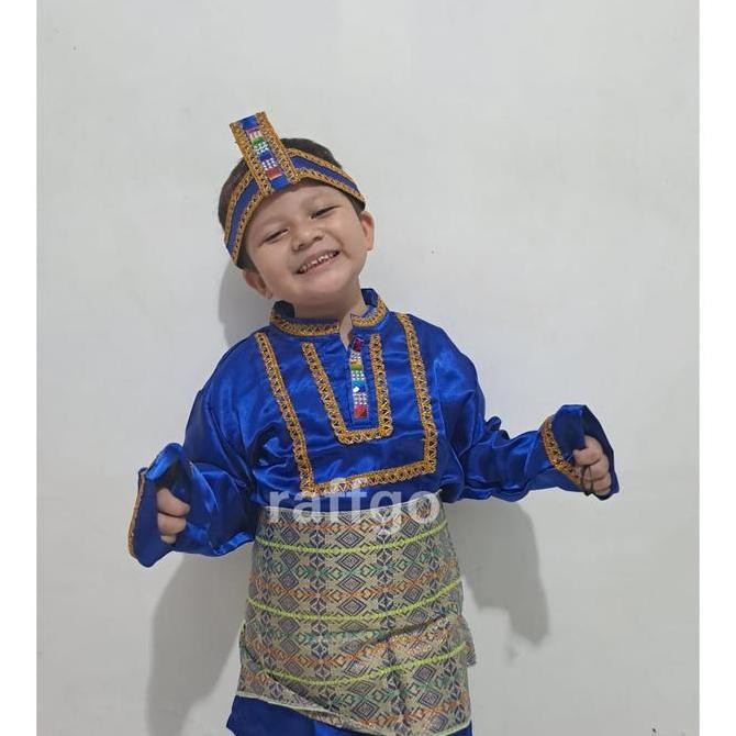 Baju Adat Bodo Anak Laki / Baju Adat Makasar Anak