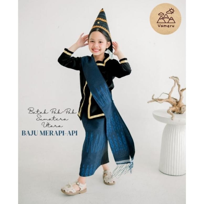BAJU ADAT BATAK PAKPAK PEREMPUAN ANAK AST