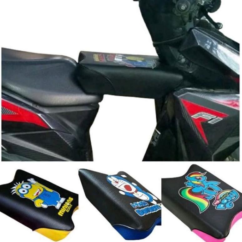 BONCENGAN DEPAN SEPEDA MOTOR ANAK KARAKTER / DUDUKAN ANAK SEPEDA MOTOR AST