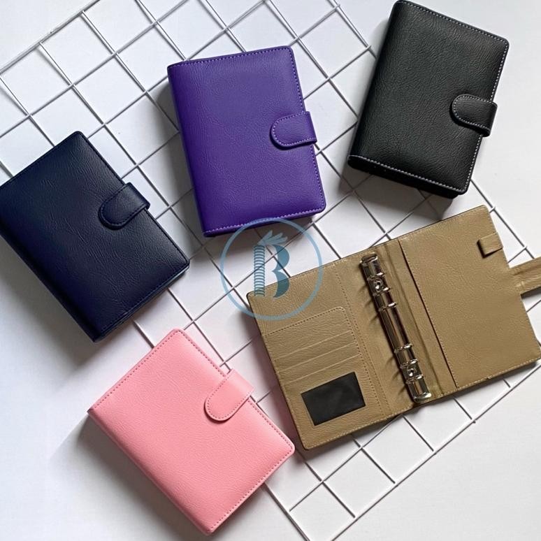 

Bindermu READY Binder Kulit Premium polos Warna Ukuran A6 6ring A5 20ring B5 26ring Planner Notebook jurnal BINDER KEUANGAN / MONEY BINDER / binder nabung sinking fund