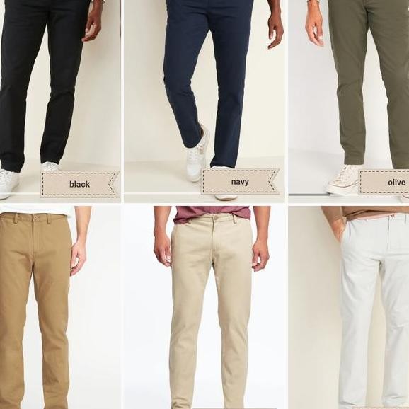 Chinos Celana Formal Panjang Pria Regular Fit Sisa Export