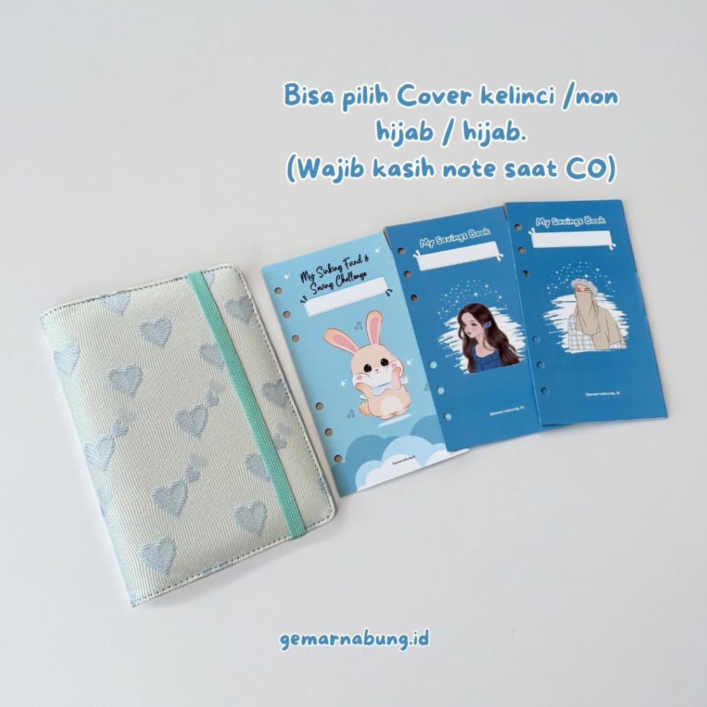 

Paket binder Nabung & Keuangan set lengkap cloth love 12 ziplock