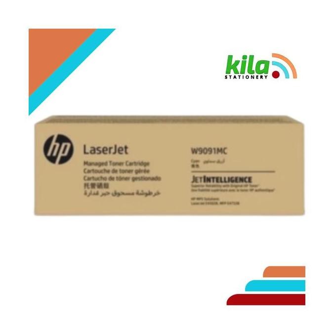 Toner Hp Laserjet W9091Mc Cyan For Hp Laserjet E45028 | Mfp E47528 New Stok