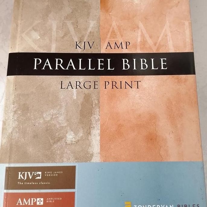 Alkitab KJV AMP Parallel Bible LARGE PRiNT classic edition