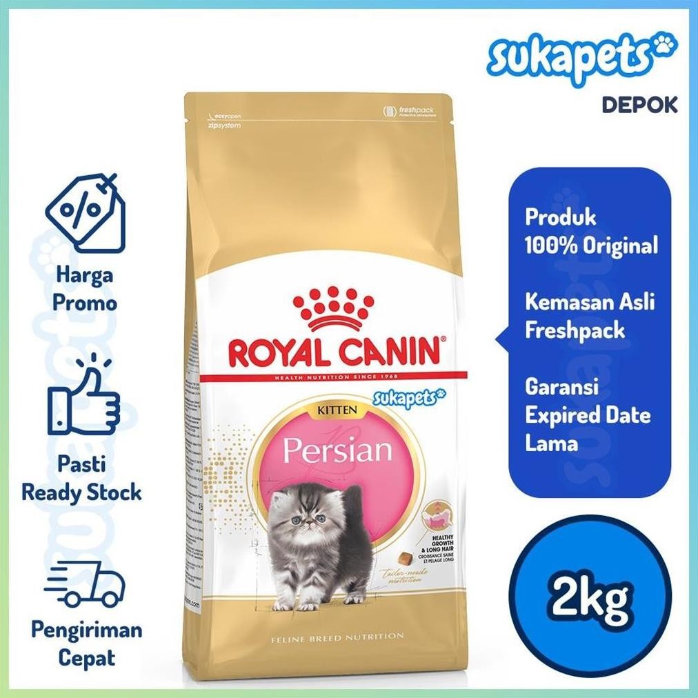 TERMURAH Royal Canin Kitten Persian Makanan Anak Kucing Persia 2kg Siap kirim