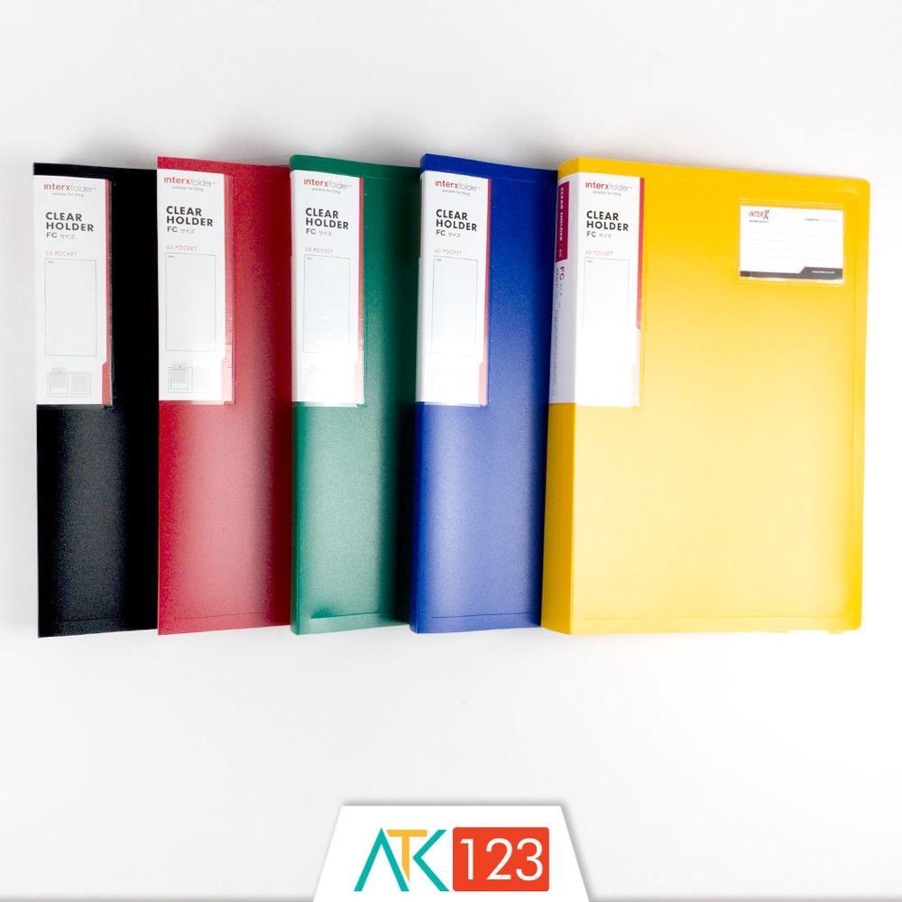 

Clear Holder / Display Books Folio 60 Pockets - Inter X Folder