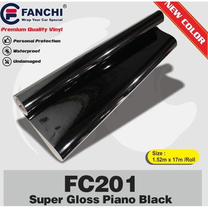 

BRG BARU Sticker Super Glossy Black Piano 152cm (mtr)