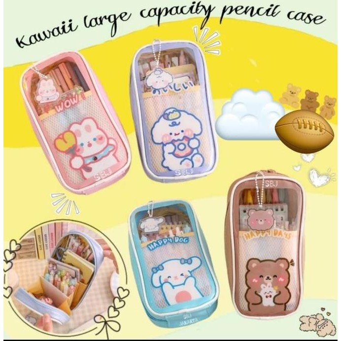 

KOTAK PENSIL TEMPAT PENSIL PENCIL CASE BESAR WATERPROOF ANAK PEREMPUAN PS