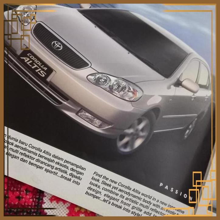 [RBM] BROSUR TOYOTA COROLLA ALTIS 6 HLMN
