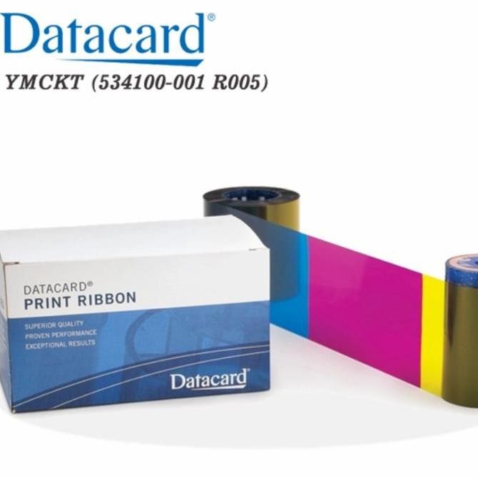 Ribbon Color Datacard Sd160 - Ymckt 534100-001-R005 New Stok