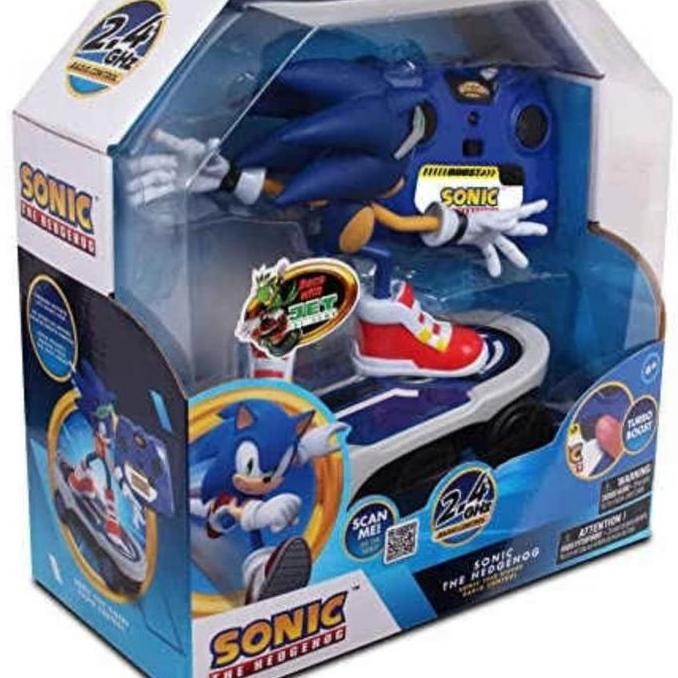 Sonic The Hedgehog Free Rider Skateboard Remote Control Playset ORI