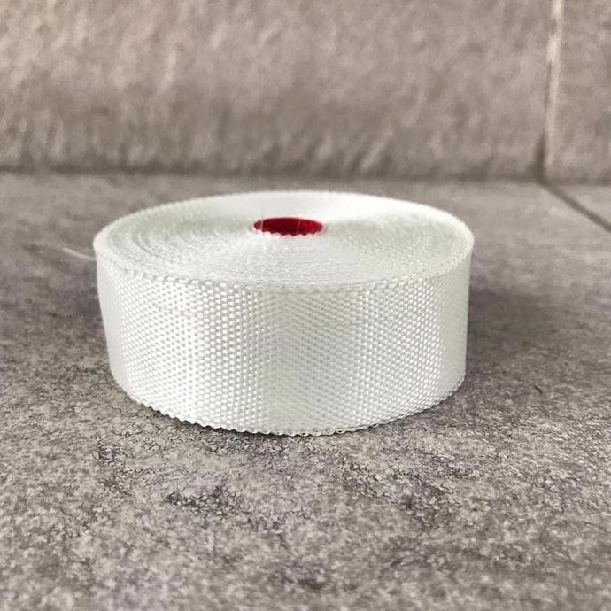 

HOT PROMO Fiberglass Tape Glass Fiber Isolasi Tahan Panas 25 mm x 0.10 mm x 30 m