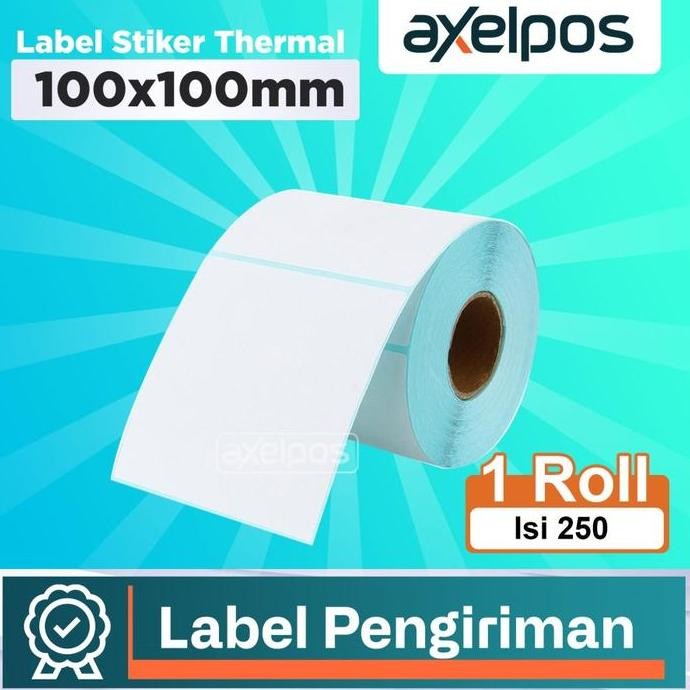

MURAH Kertas Label Stiker Thermal Barcode 100x100mm Isi 250 Lembar