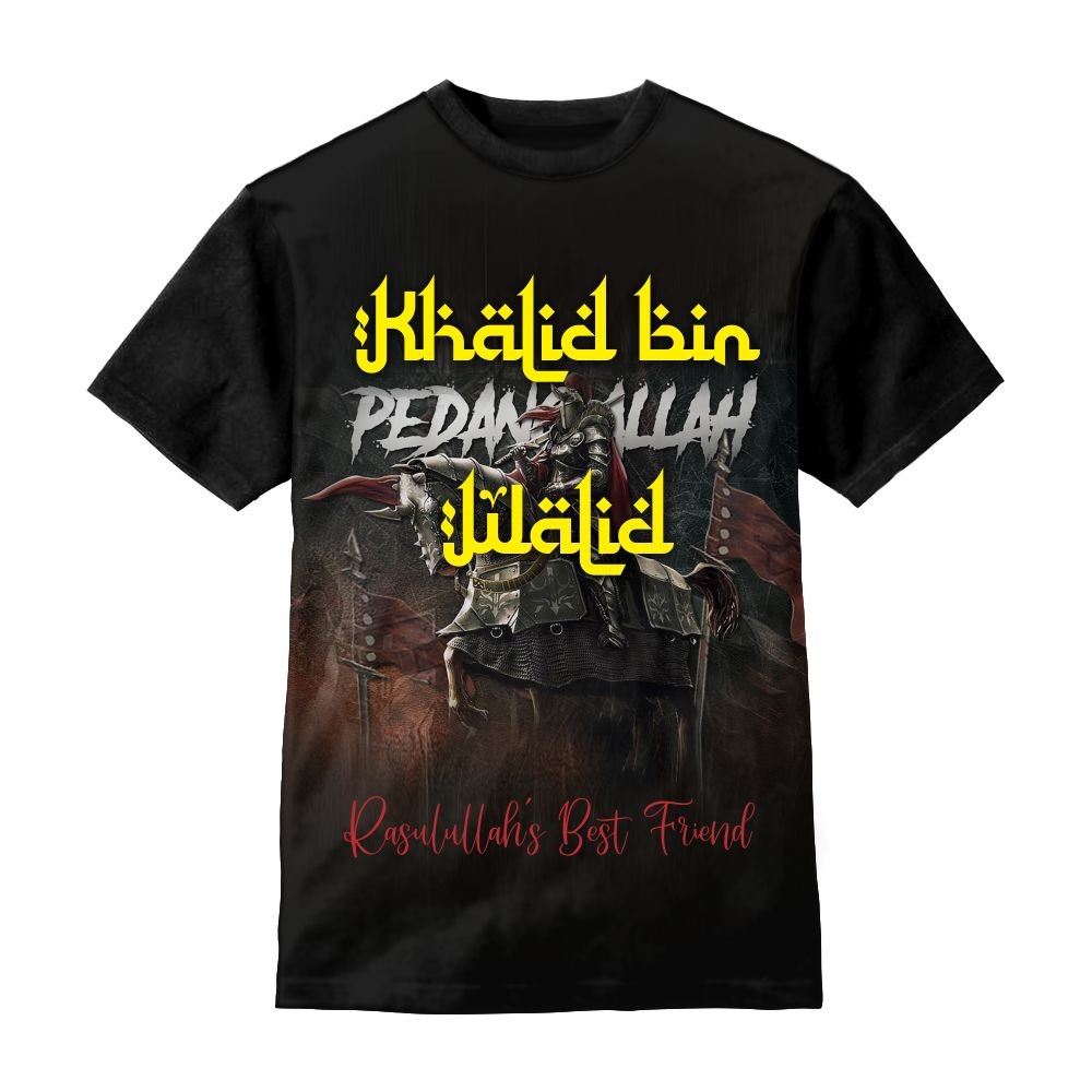 Kaos Anak 3D Baju Anak Muslim Pedang  Allah - Kaos Anak 3D Unisex - Kazzamy Store