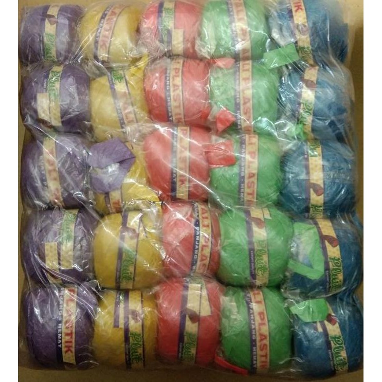 

HARGA DISKON Grosir 50pc Tali Rafia Pluit Warna Warni