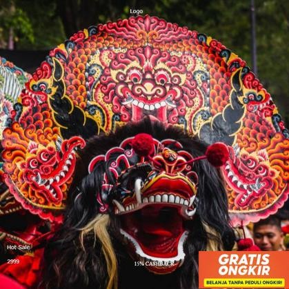 Barongan Caplokan Spon Anak Anak | Barongan Spons.Caplokan.Caplokan Anak.Caplokan Spons | Bisa Cod B