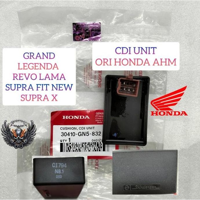 CDI UNIT HONDA GN5 GRAND KUALITAS ASLI ORIGINAL HONDA AHM PRESISI LANGSUNG HIDUP ALIRAN LISTRIK STAB