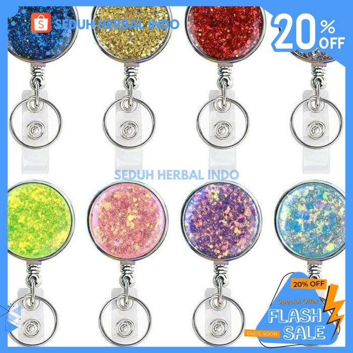 

RETRACTABLE BADGE REELS GANTUNGAN KUNCI RETRACTABLE TELESCOPIC KEYCHAIN FLEXIBLE YOYO TARIK NAME TAG ID CARD HOLDER PINTU WITH KEY RING BELT CLIP GLITTERY DESIGN BADGE HOLDER KLIP GULUNGAN LENCANA ID CARDS OFFICE STAFF FASHION BERLIAN DIJAMIN GRATIS