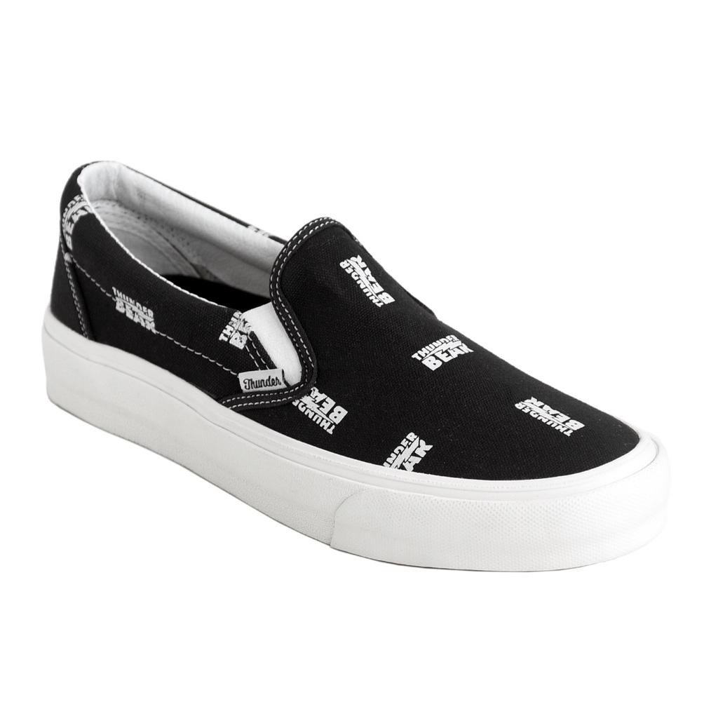 Original Sepatu Thunderbear - Slip On Voltaire Bl Bw Hg-24