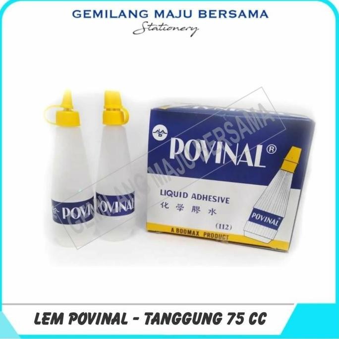 

HOT SALE Lem Povinal Tanggung 75cc (Harga Per Lusin = 12 Buah)