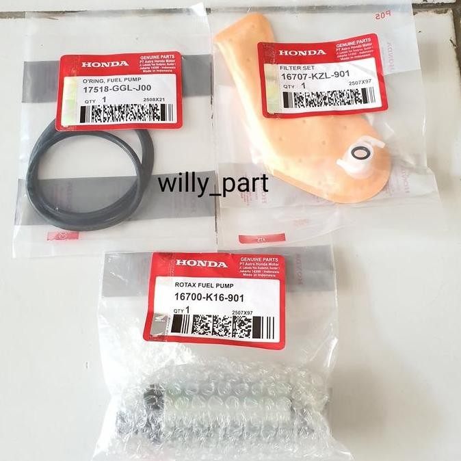 Dinamo rotak set filter+oring fuel pump Beat fi-beat esp-Scoopy fi