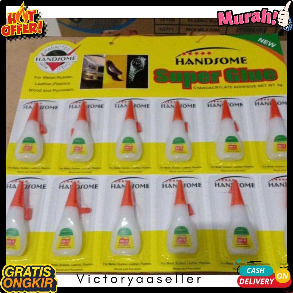 

Lem Super Glue Botol Lem Serbaguna Isi 12 Pcs Diskon Setengah Harga