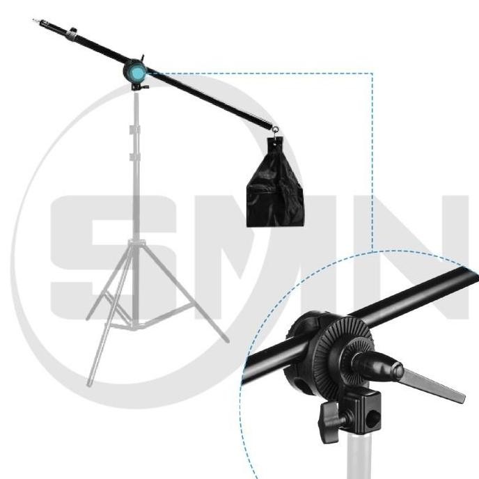 TERMURAH - BOOM ARM STAND SOFTBOX Extension Arm AE 36WE Softbox dan Reflector Stand Boom Arm Stand B