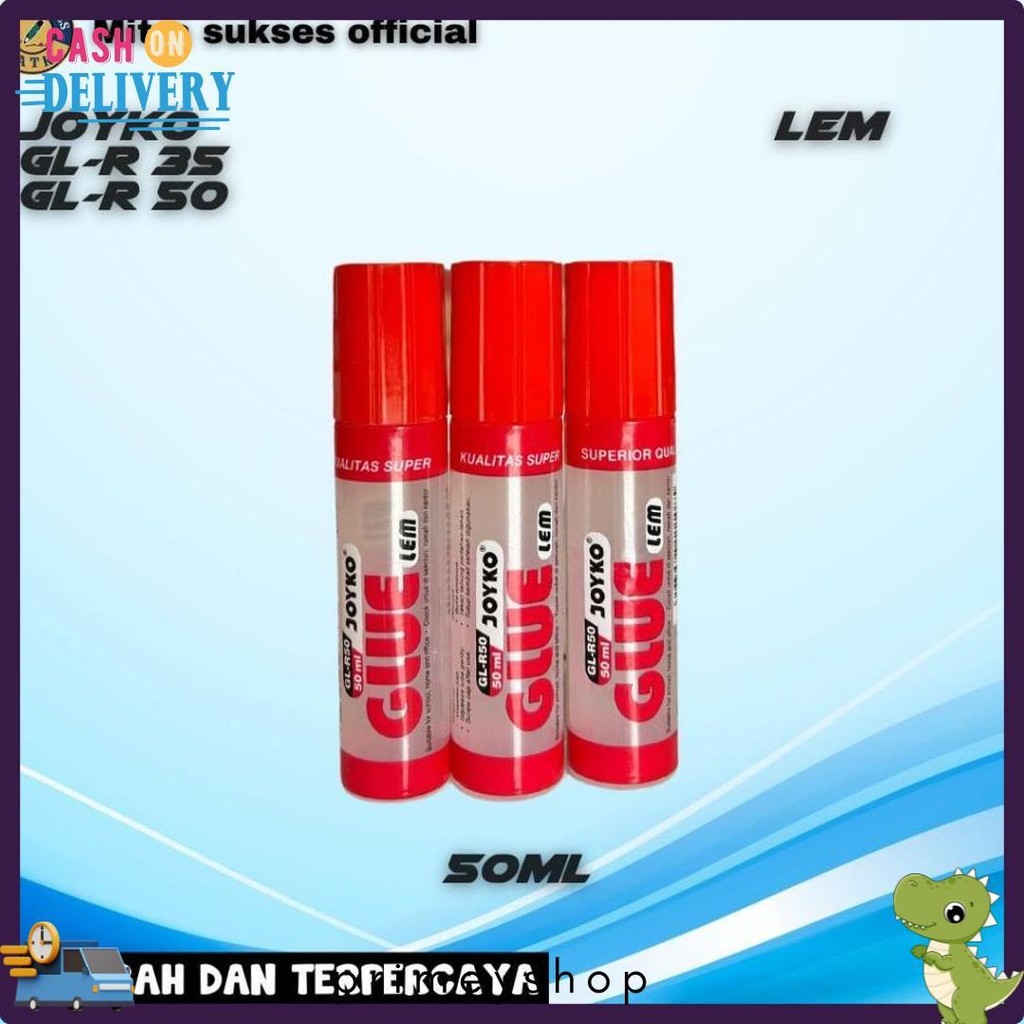 

[1 Pack] Lem Cair / Liquid Glue Joyko 30 & 50 Ml Diskon