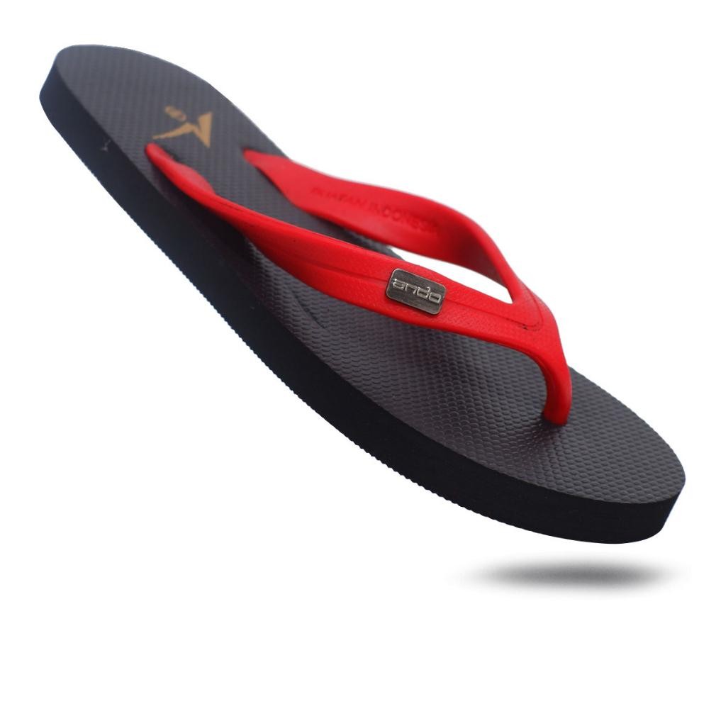 Bisa Cod Ando Hawai Lucky Sandal Jepit Pria Karet Lentur Original Sendal Japit Cowok Dewasa Kekinian