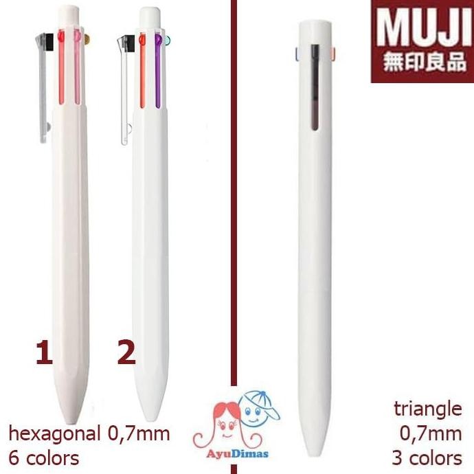 

MUJI - multicolor ballpoint pen - pen warna