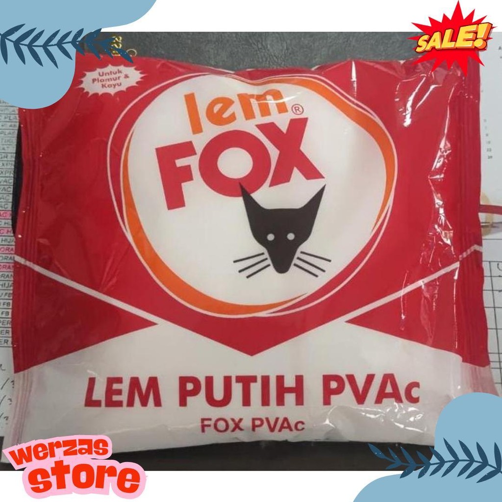 

Lem Putih Fox Merah 700Gr Untuk Plamur Tembok Diskon