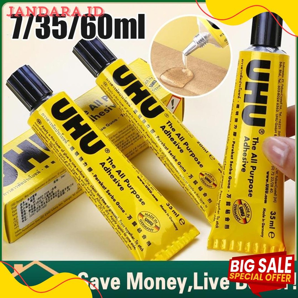 

60 Ml Lem Uhu Cair All Purpose Adhesive Universal Lem Uhu Lem Kayu Plastik Kain Dsb Perekat Serbaguna Terlengkap Dan Termurah
