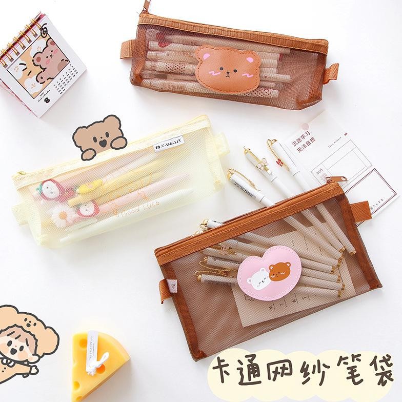 

Promo Tempat Pensil Jaring Lucu Dengan Bentuk Kreatif, Tempat Pensil Transparan Anak Siswa Sekolah
