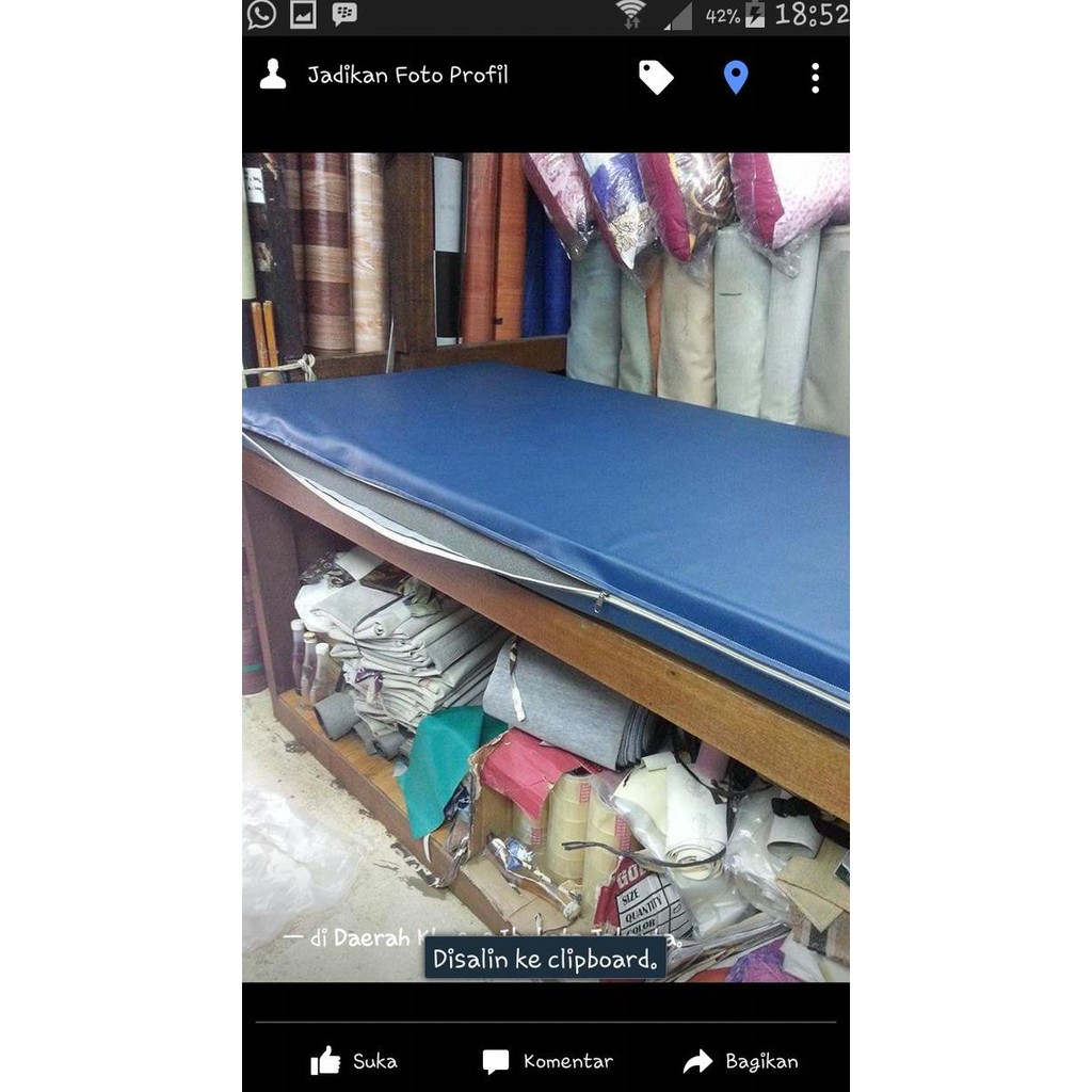 SARUNG KASUR ANTI AIR 100X200X10