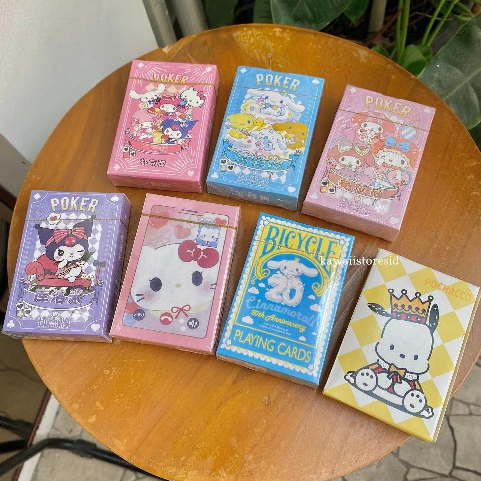 NEWW Kartu Remi Kartu Playing Card Poker Mainan Hiburan Anak Anak Dewasa Kado Ulang Tahun Games Kara