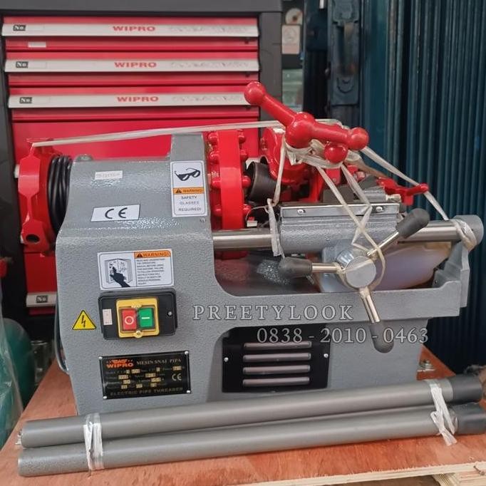 Murah Mesin Snai Pipa Wipro 1/2" - 2" Zit B2 - 50 Electric Pipe Threader Mesin Senai