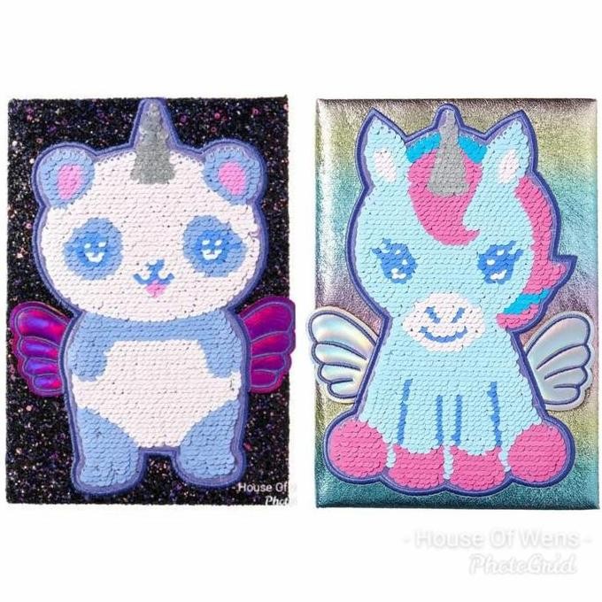 

READY SMIGGLE CUTIECORN SEQUIN BOOK - BUKU DIARY SMIGGLE NEW