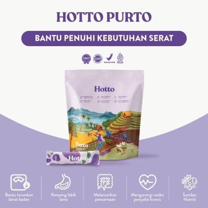 

Hotto Purto 16Sachet Multigrain Oat Sereal Hotto 16Sachet Bpom Halal Promo