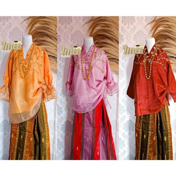 Bermutu Set Baju Bodo Modern Adat Bugis Makassar