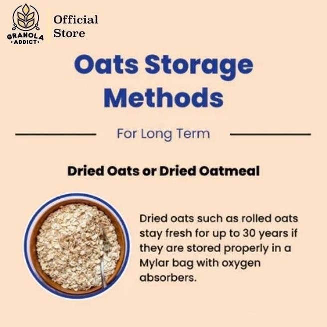 

Granola Addict - Paket Isi 2 Rolled Oat / Gandum Utuh / Gandum Kasar 1Kg Promo