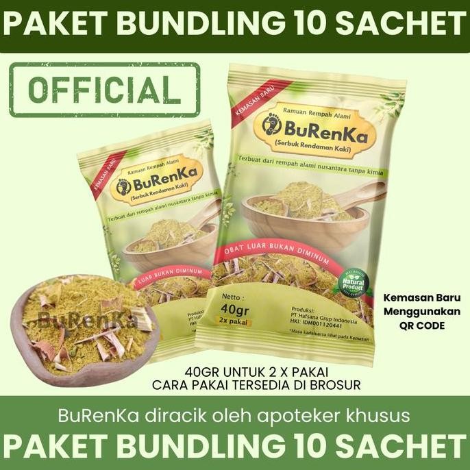 

Serbuk Ramuan Terapi Rempah Burenka Isi 10 Sachet Kualitas Terbaik Harga Termurah