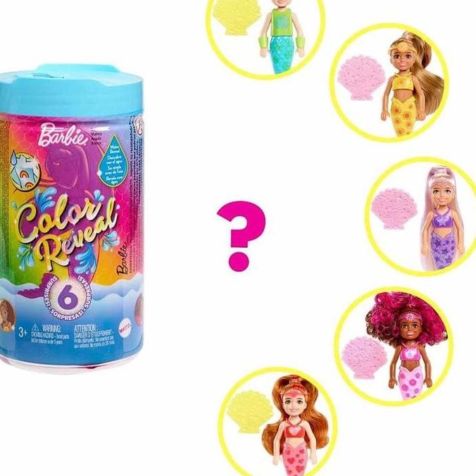 Barbie Chelsea Color Reveal Mermaid